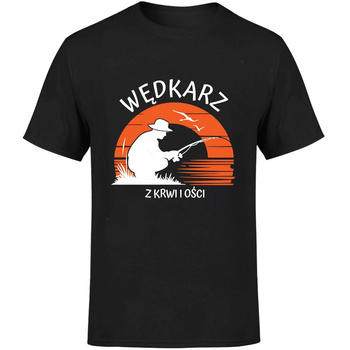 Wędkarz z krwi i ości Koszulka męska prezent