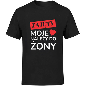 Zajęty moje serce należy do żony Koszulka męska prezent