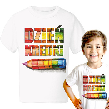 Dzień Kredki Koszulka chłopięca dziecięca prezent