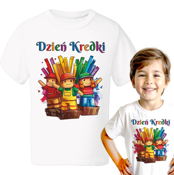 Dzień Kredki Koszulka chłopięca dziecięca prezent