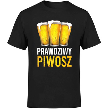 Prawdziwy piwosz Koszulka męska prezent
