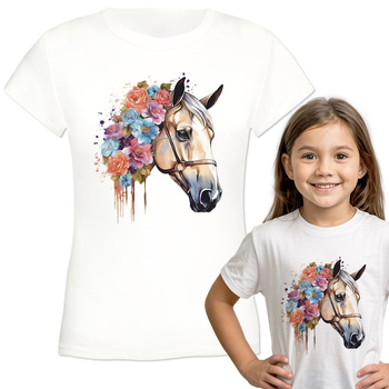Koń Koszulka dziewczęca dziecięca prezent