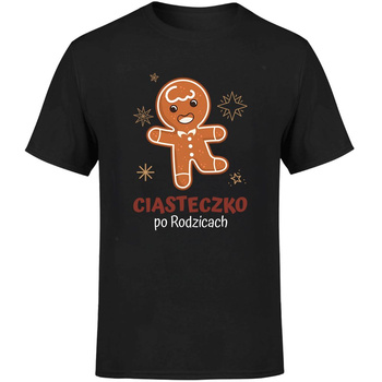 Ciasteczko po rodzicach Koszulka męska prezent