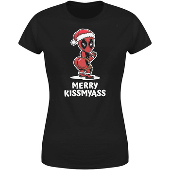 Merry kiss my ass Koszulka damska prezent
