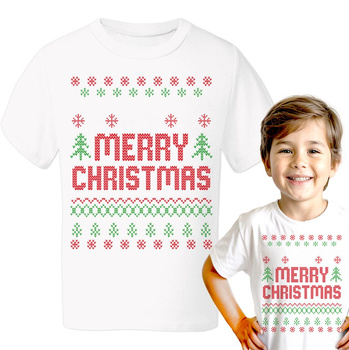 Merry Christmas Koszulka chłopięca dziecięca prezent
