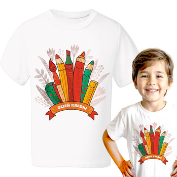 Dzień Kredki Koszulka chłopięca dziecięca prezent