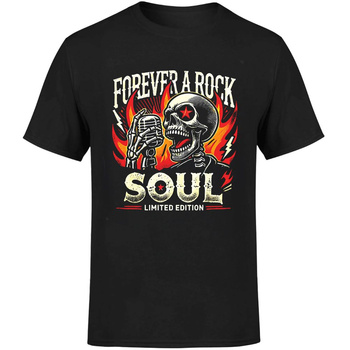 Forever  a rock soul Koszulka męska prezent