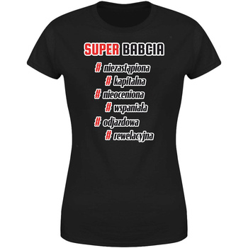 Super Babcia Koszulka damska prezent