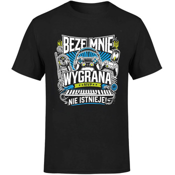 Beze mnie wygrana nie istnieje! Koszulka męska prezent