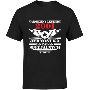 Narodziny legendy 2001 jednostka do zadań specjalnych Koszulka męska prezent