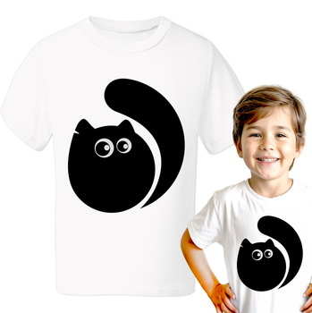 Kot Koszulka chłopięca dziecięca prezent