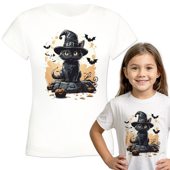 Halloween Koszulka dziewczęca dziecięca prezent