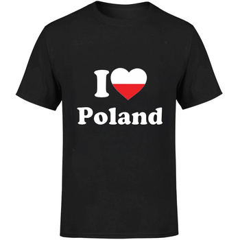 I love Poland Koszulka męska prezent