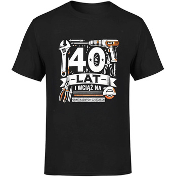 40 lat i wciąż na oryginalnych częściach Koszulka męska prezent