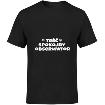 Teść spokojny obserwator Koszulka męska prezent