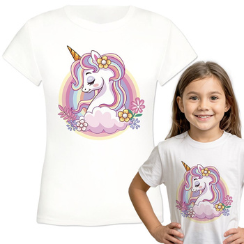Jednorożec Koszulka dziewczęca dziecięca prezent