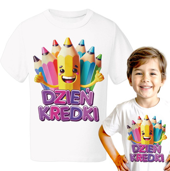 Dzień Kredki Koszulka chłopięca dziecięca prezent