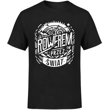 Rowerem przez świat Koszulka męska prezent