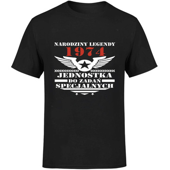 Narodziny legendy 1974 jednostka do zadań specjalnych Koszulka męska prezent