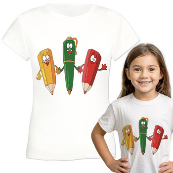 Dzień Kredki Koszulka dziewczęca dziecięca prezent