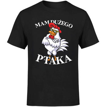 Mam dużego ptaka Koszulka męska prezent