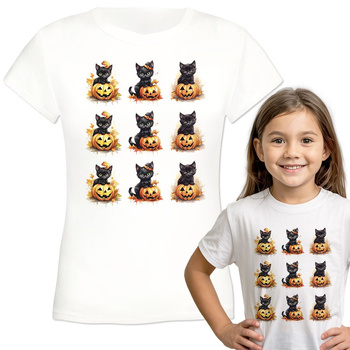 Halloween Koszulka dziewczęca dziecięca prezent