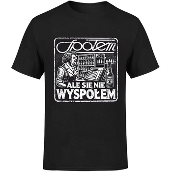 Społem ale się nie wyspołem Koszulka męska prezent