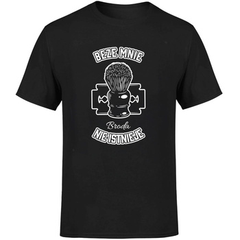 Beze mnie broda nie istnieje! Koszulka męska prezent