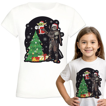 Choinka gwiezdne wojny Koszulka dziewczęca dziecięca prezent