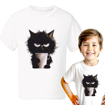Kot Koszulka chłopięca dziecięca prezent
