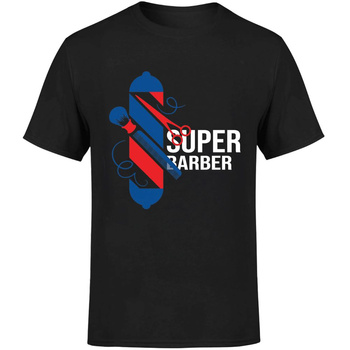 Super barber Koszulka męska prezent