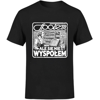 Społem ale się nie wyspołem Koszulka męska prezent