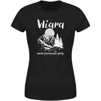 Wiara może przenosić góry Koszulka damska prezent