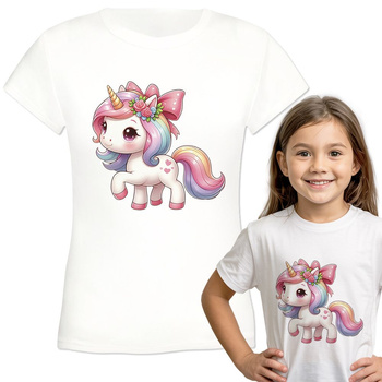 Jednorożec Koszulka dziewczęca dziecięca prezent