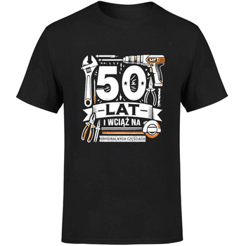 50 lat i wciąż na oryginalnych częściach Koszulka męska prezent