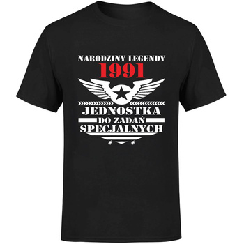 Narodziny legendy 1991 jednostka do zadań specjalnych Koszulka męska prezent