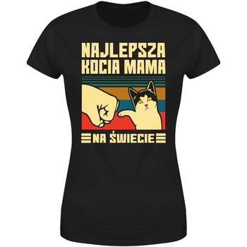 Najlepsza kocia mama na świecie Koszulka damska prezent