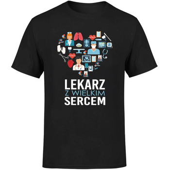 Lekarz z wielkim sercem Koszulka męska prezent