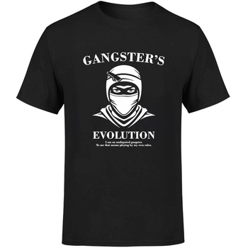 Gangster`s evolution Koszulka męska prezent
