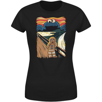 Ciastek i ciasteczkowy potwór Koszulka damska prezent