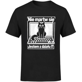 Nie martw się jestem z działu IT Koszulka męska prezent