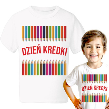 Dzień Kredki Koszulka chłopięca dziecięca prezent