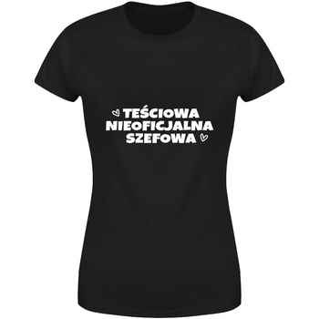 Teściowa nieoficjalnie szefowa Koszulka damska prezent