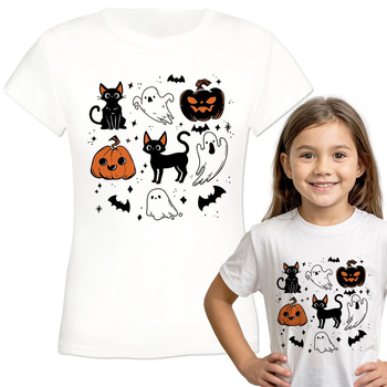 Halloween Koszulka dziewczęca dziecięca prezent